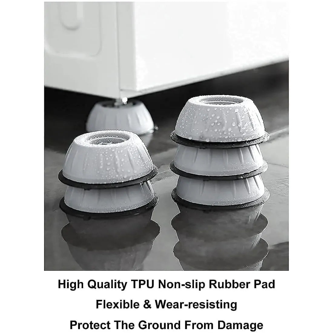 Washing machine universal foot pads set of 4