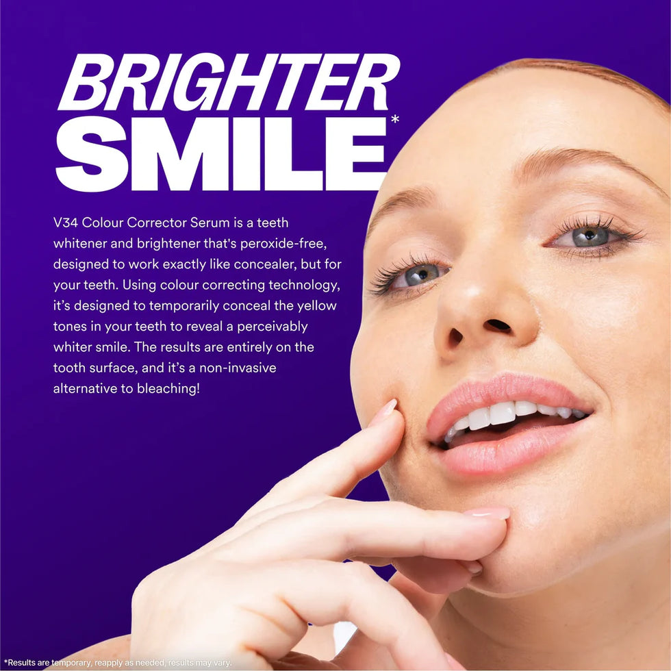 HiSmile V34 on brush – application visual
