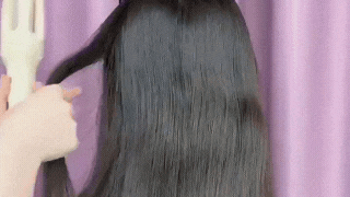 How the automatic curler rotates and forms curls – animation